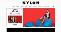 Desktop Screenshot of nylon.com