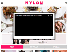 Tablet Screenshot of nylon.com.sg