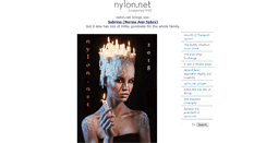 Desktop Screenshot of nylon.net