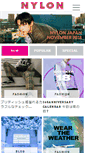Mobile Screenshot of nylon.jp
